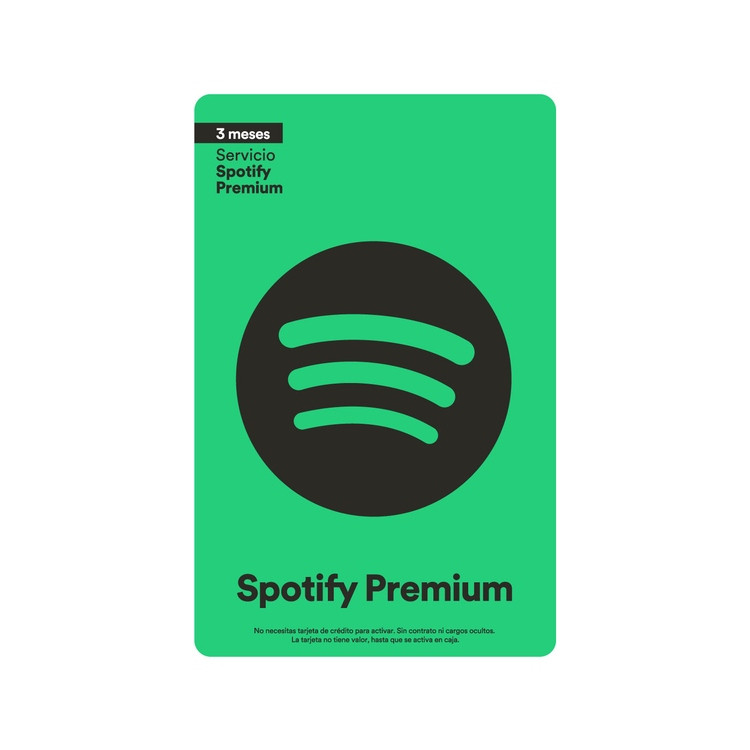 Pin Virtual SPOTIFY 3 Meses